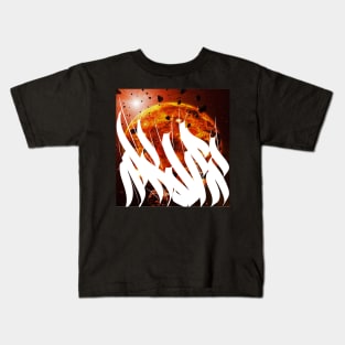 Predator planet print Kids T-Shirt